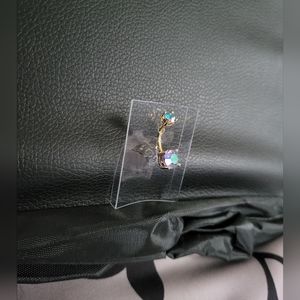 Vitrail Light Purple Aurora Navel Ring